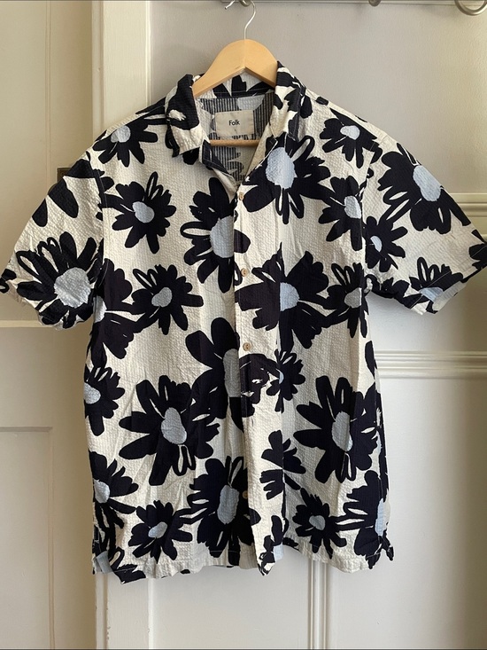 Folk Other - Folk Clothing Large Daisy Print cotton button up- Large